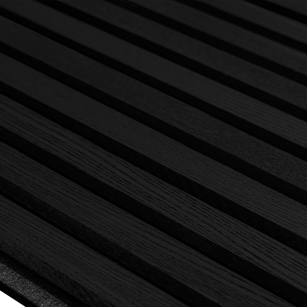Acoustic Wood Wall Panel | Natural Black Oak — Wood Panel Hub