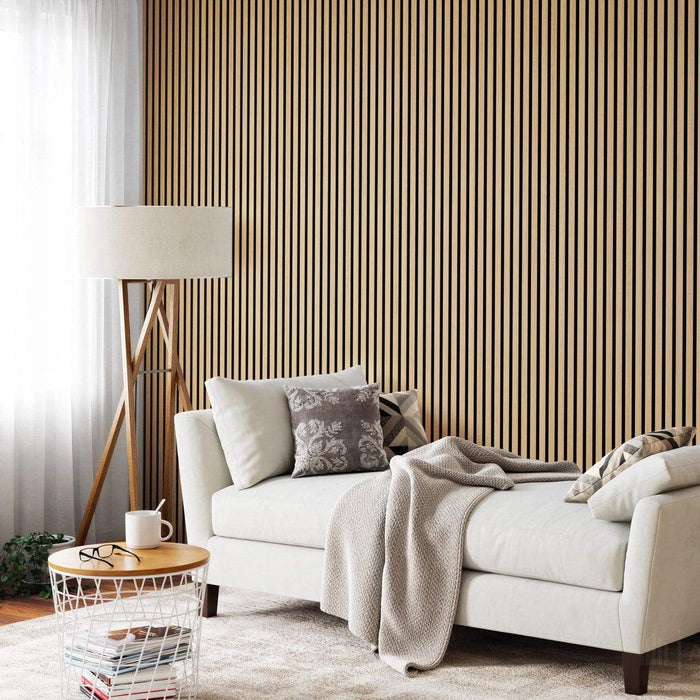 Acoustic Wood Slat Wall Panel by WPH® (2-Pack)